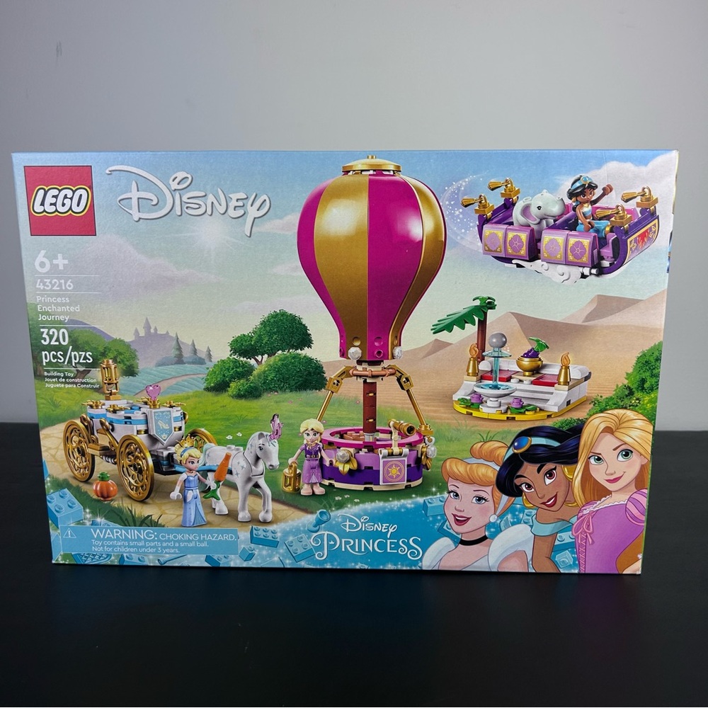 LEGO Disney Princess Enchanted Journey 43216 RETIRED 320 Pieces Cinderella Horse